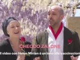 Checco Zalone,  il video de “La Vacinada” con Helen Mirren