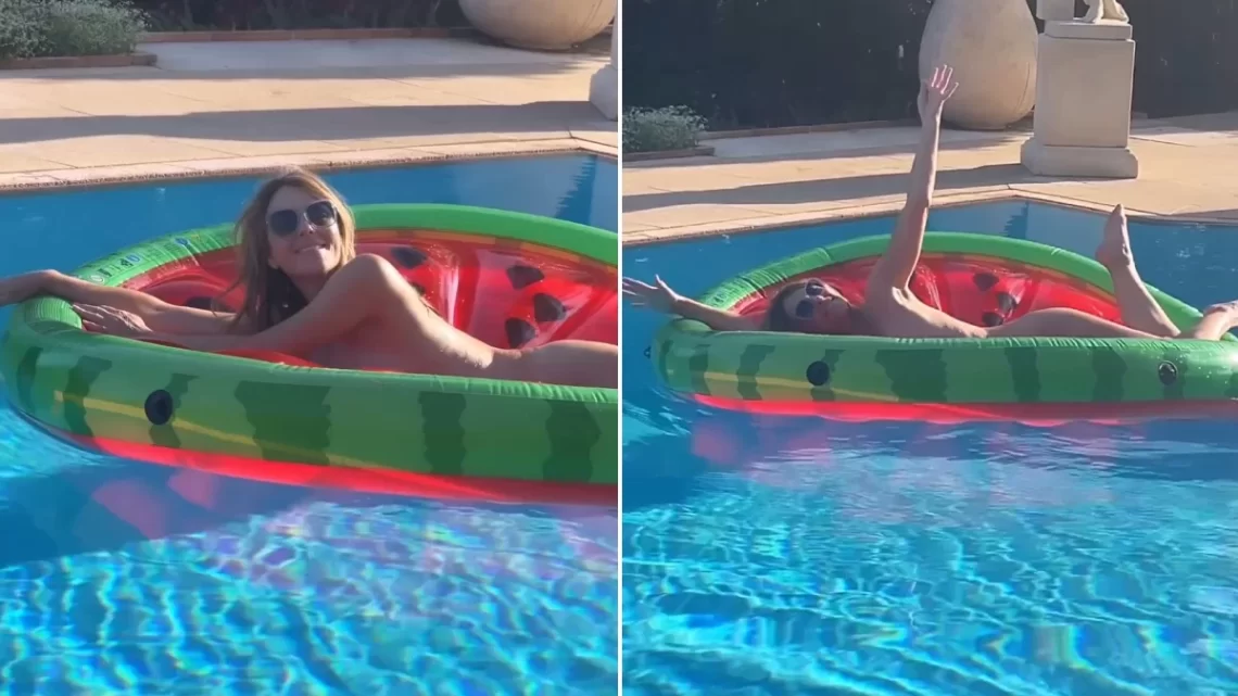 Elizabeth Hurley, reine de la séduction estivale : à 58 ans, elle pose nue dans la piscine
