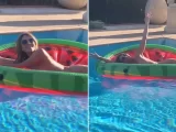 Elizabeth Hurley, reine de la séduction estivale : à 58 ans, elle pose nue dans la piscine