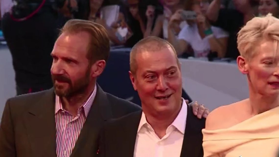 Venezia, Ralph Fiennes et Tilda Swinton sur le tapis rouge